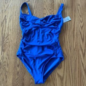 Blue KALLURE one piece with cups NWT